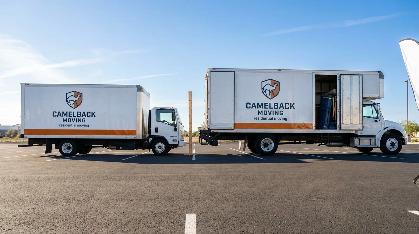 Moving truck size capacity guide in Eastport